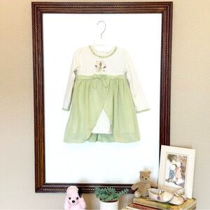 Disney GUC 2009 Disney Princess line Princess and the Frog Tiana LS Dress Size 5